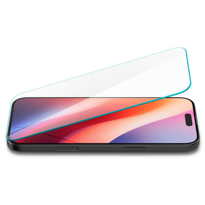 Zaštitna folija za ekran Spigen GlastrR Slim HD za Apple iPhone 16 Pro, Kaljeno staklo, Pun ljepilo, 2.5D AGL07937