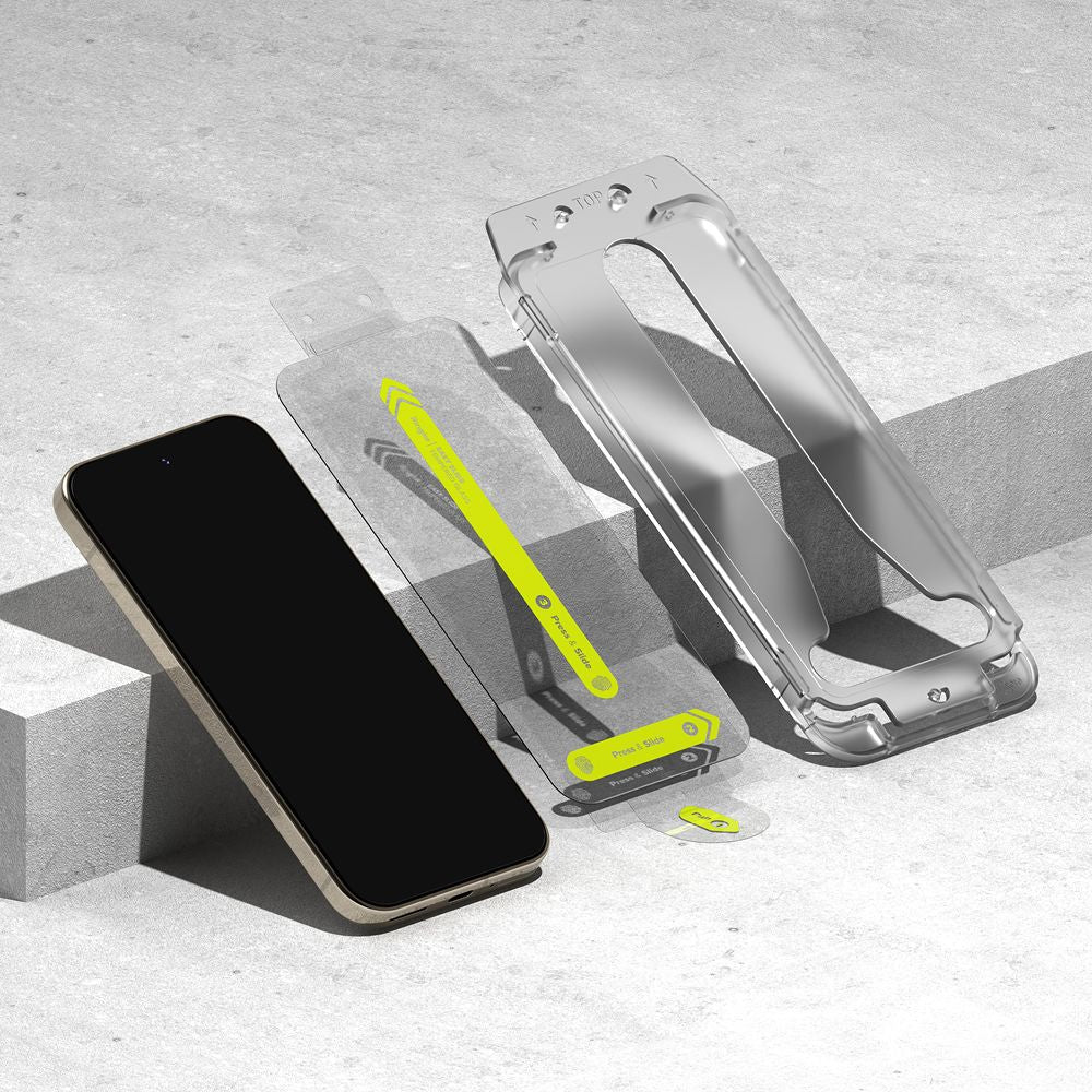 Ringke Easy Slide Screen Protector for Google Pixel 9 Pro XL, Glass Shielded, Full Glue, Set 2 pieces 