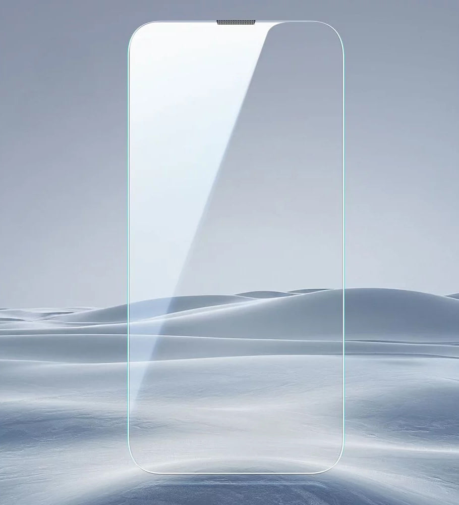 Folija za zaštitu ekrana ESR Ultrafit za Apple iPhone 17e / 16e / 14 / 13 Pro, Kaljeno staklo, Full Glue, Set 2 komada
