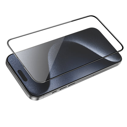 Zaštitna folija za ekran HOCO G16 za Apple iPhone 16 Pro Max, Kaljeno staklo, Full Glue, 5D, Crna