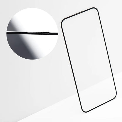 Zaštitna folija za ekran OEM OG Premium za Apple iPhone 17 Pro, Kaljeno staklo, Full Glue, Crna
