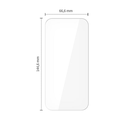 Zaštitna folija za ekran Tech-Protect za Apple iPhone 17 Pro / 17 / 16 Pro, Kaljeno staklo, Full Glue, Set od 10 komada