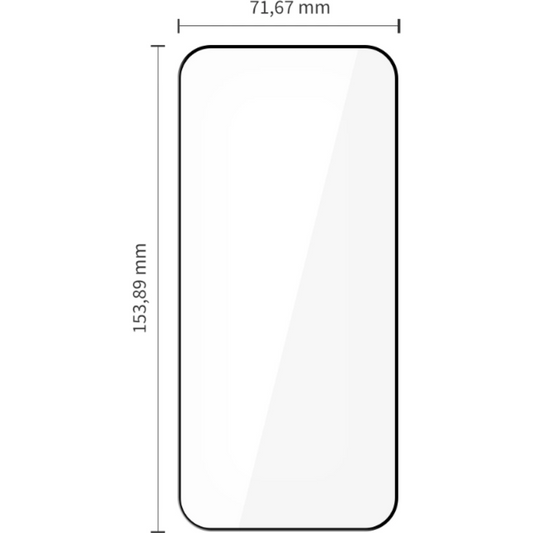 Zaštitna folija za ekran Tech-Protect FIT+ za Xiaomi Poco F8 Ultra, Kaljeno staklo, Full Glue, Set 2 komada, 2.5D, Crna