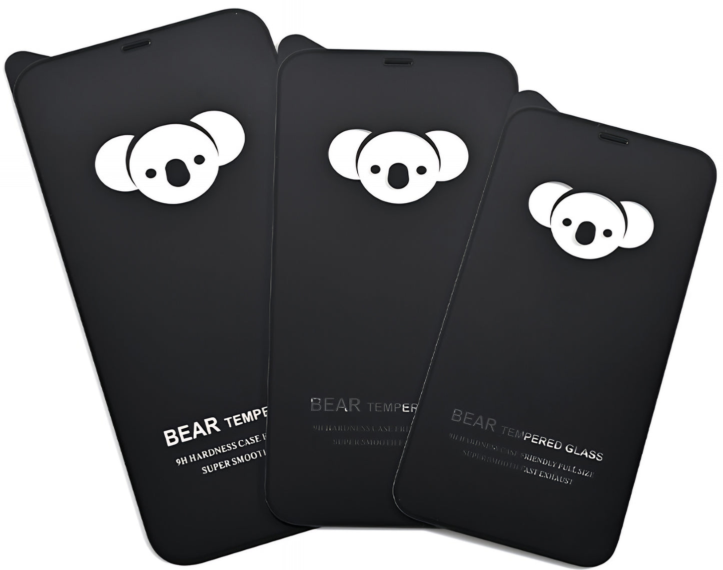 Zaštitna folija za ekran Bear HD za Apple iPhone 17 Air, Kaljeno staklo, Full Glue, Crna