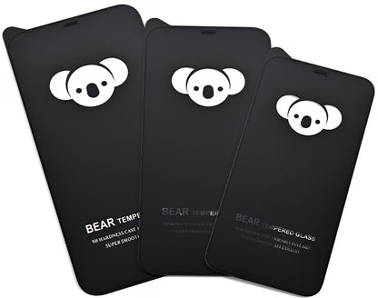 Zaštitna folija za ekran Bear HD za Apple iPhone 17 Pro Max, Kaljeno staklo, Full Glue, Crna