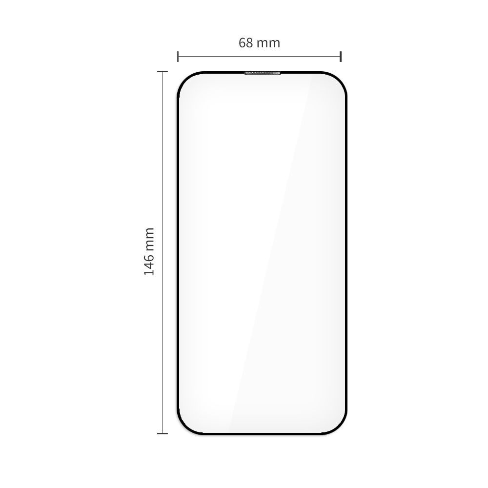 Zaštitna folija za ekran Tech-Protect Quick Set+ za Apple iPhone 17, Kaljeno staklo, Full Glue, Set od 2 komada, Crna