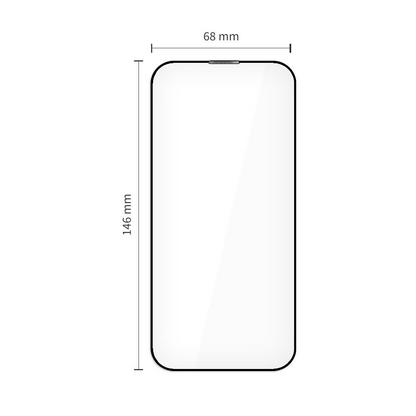 Zaštitna folija za ekran Tech-Protect Quick Set+ za Apple iPhone 17, Kaljeno staklo, Full Glue, Set od 2 komada, Crna