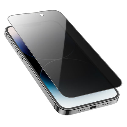 Folija za zaštitu ekrana Privacy HOCO G15 za Apple iPhone 16 Plus / 15 Plus, Kaljeno staklo, Full Glue, 5D