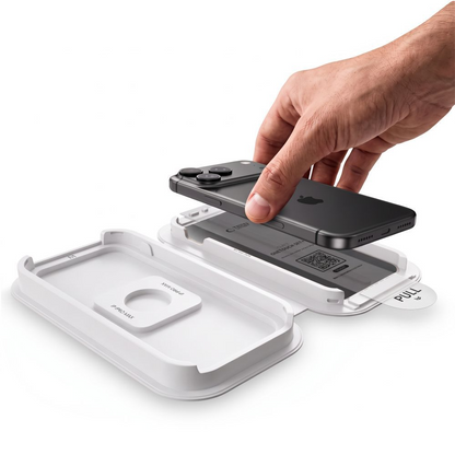 Zaštitna folija za ekran Tech-Protect OneTouch za Apple iPhone 18 Pro / 17 Pro, Kaljeno staklo, Full Glue, Set 2 komada, Providna