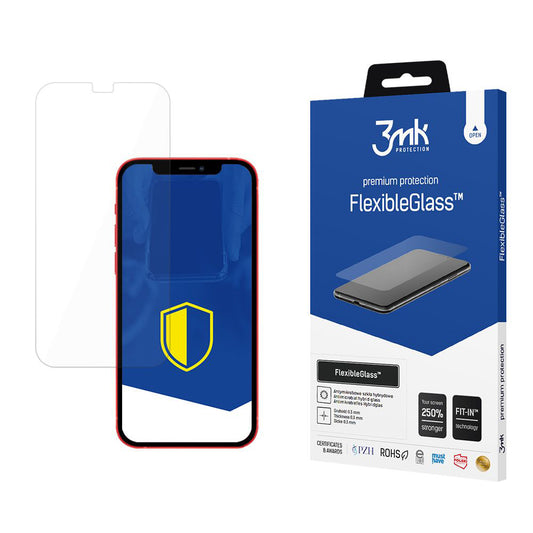Zaštitna folija za ekran 3MK FlexibleGlass za Apple iPhone 12 Pro Max, Fleksibilno staklo, Full Glue