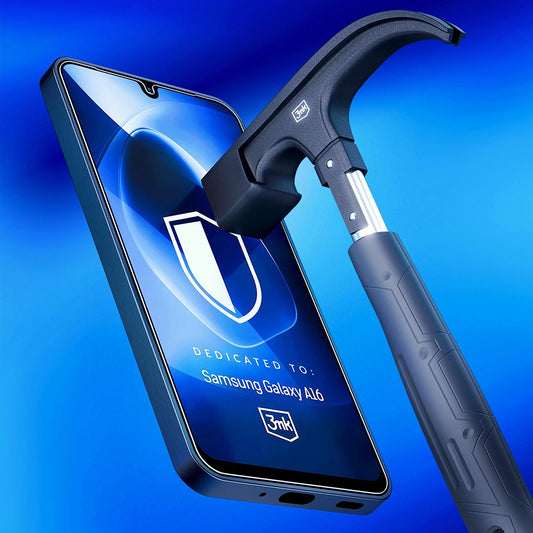 Zaštitna folija za ekran 3MK FlexibleGlass za Apple iPhone 17, Fleksibilno staklo, Full Glue