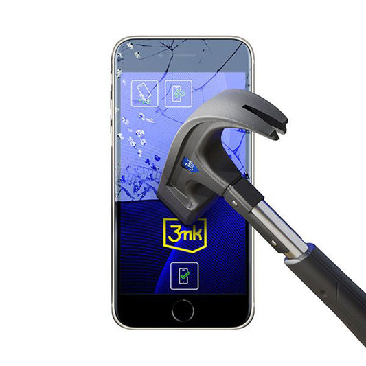 Zaštitna folija za ekran 3MK FlexibleGlass za Apple iPhone SE (2022) / SE (2020) / 8 / 7, Fleksibilno staklo, Full Glue