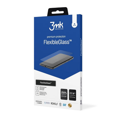 Zaštitna folija za ekran 3MK FlexibleGlass za Motorola Edge 70 Max, Fleksibilno staklo, Full Glue