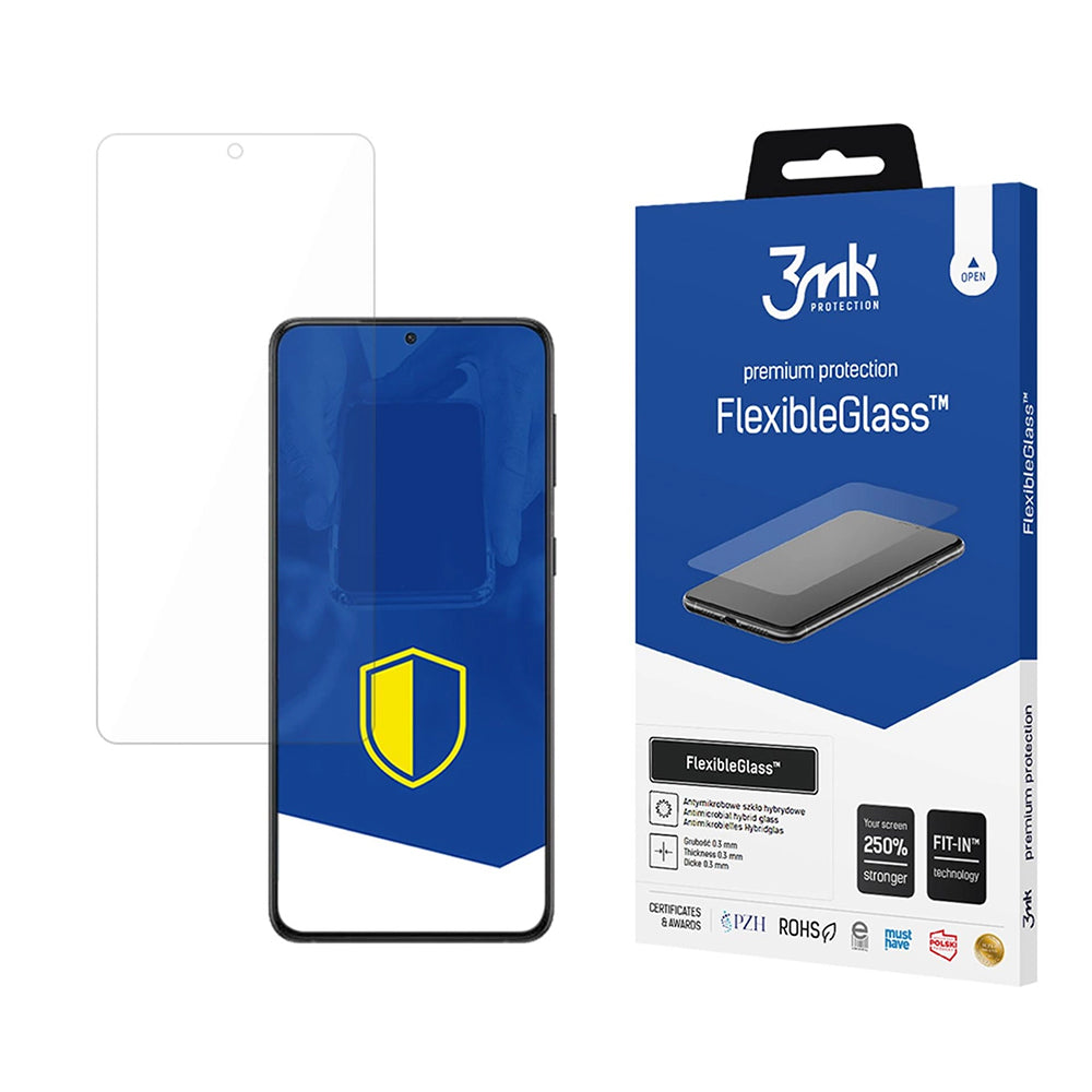 Zaštitna folija za ekran 3MK FlexibleGlass za Samsung Galaxy S24 FE S721, Fleksibilno staklo, Full Glue