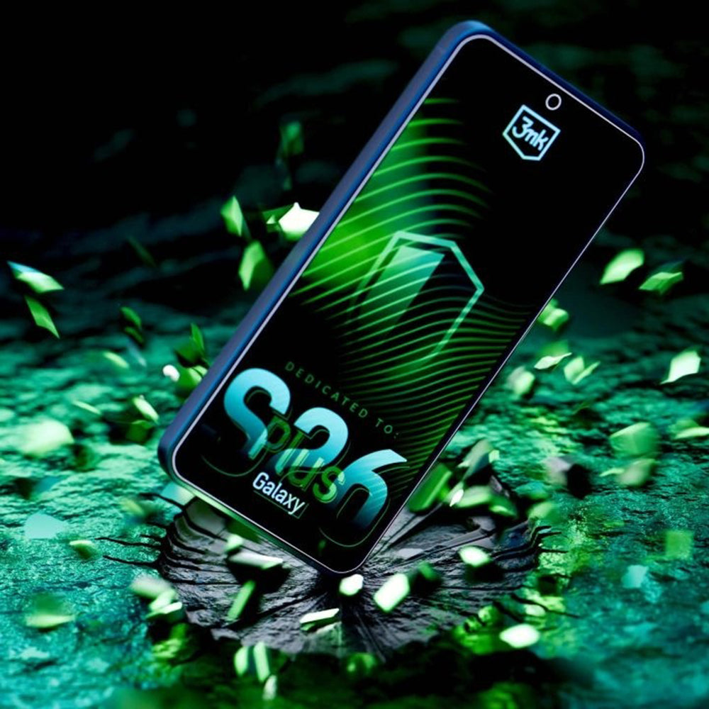 Folija za zaštitu ekrana 3MK FlexibleGlass za Samsung Galaxy S26 Plus, Fleksibilno staklo, Full Glue, Providna