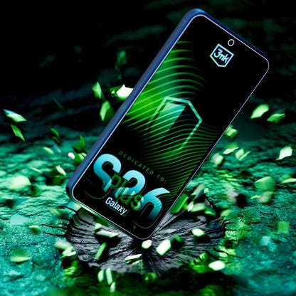 Folija za zaštitu ekrana 3MK FlexibleGlass za Samsung Galaxy S26 Plus, Fleksibilno staklo, Full Glue, Providna
