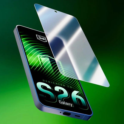 Folija za zaštitu ekrana 3MK FlexibleGlass za Samsung Galaxy S26, Fleksibilno staklo, Full Glue, Providna