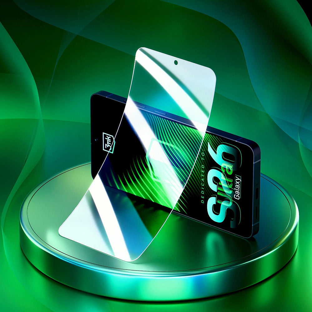 Folija za zaštitu ekrana 3MK FlexibleGlass za Samsung Galaxy S26 Ultra S948, Fleksibilno staklo, Full Glue