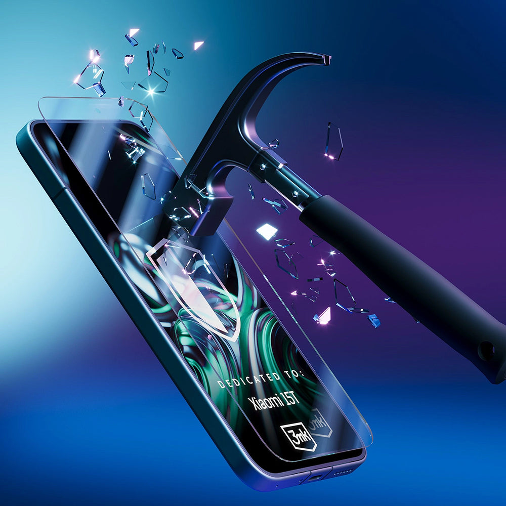 Folija za zaštitu ekrana 3MK FlexibleGlass za Xiaomi 15T, Fleksibilno staklo, Full Glue