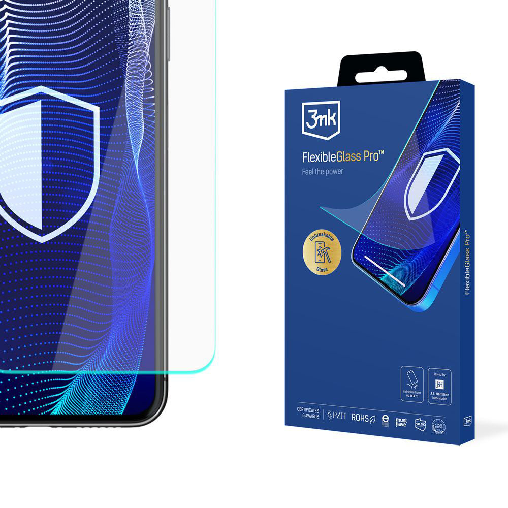 Zaštitna folija za ekran 3MK FlexibleGlass Pro za Samsung Galaxy S24 S921, Fleksibilno staklo, Full Glue, Crna