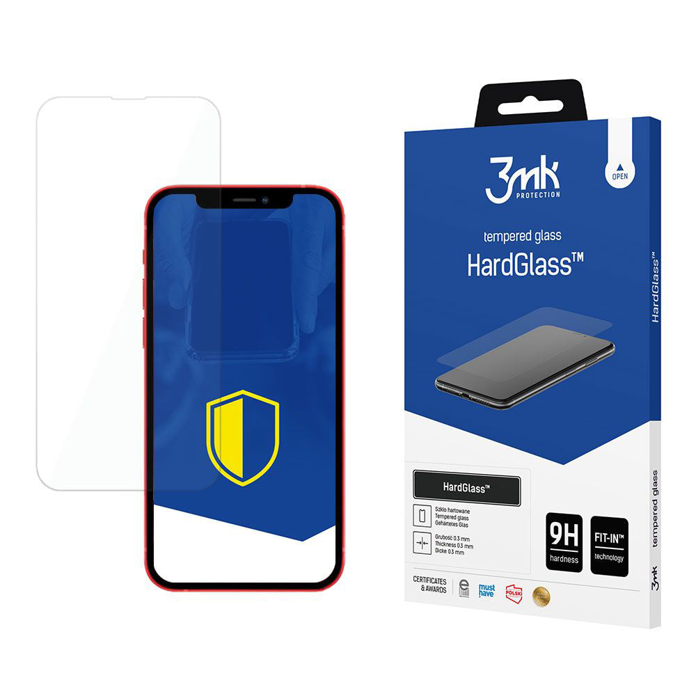 Zaštitna folija za ekran 3MK HardGlass za Apple iPhone 13, Kaljeno staklo, Full Glue