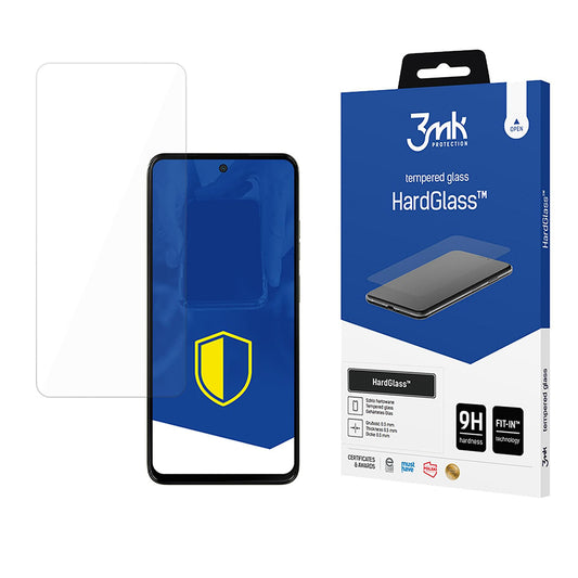 Zaštitna folija za ekran 3MK HardGlass za Motorola Moto G15 / G15 Power / E15 / G05, Kaljeno staklo, Full Glue