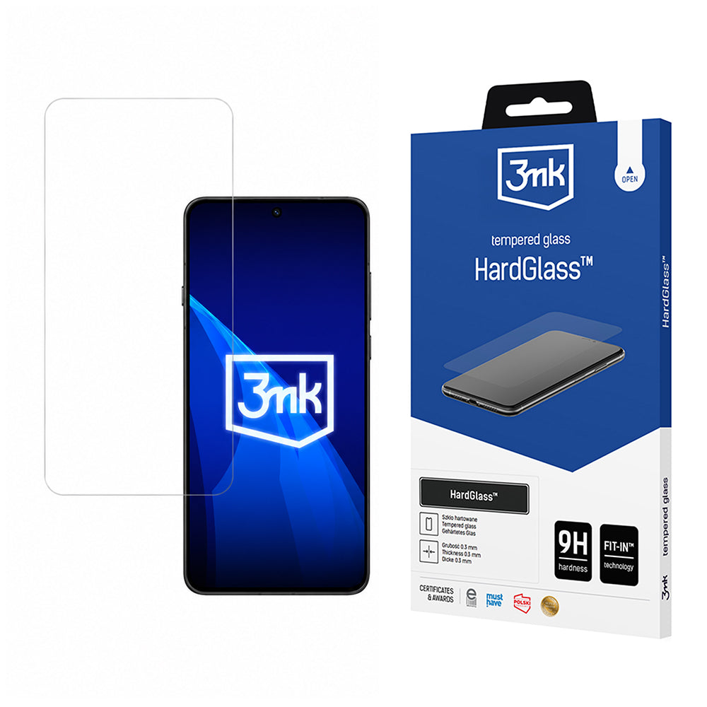 Zaštitna folija za ekran 3MK HardGlass za Oppo Find X9 Ultra, Kaljeno staklo, Full Glue