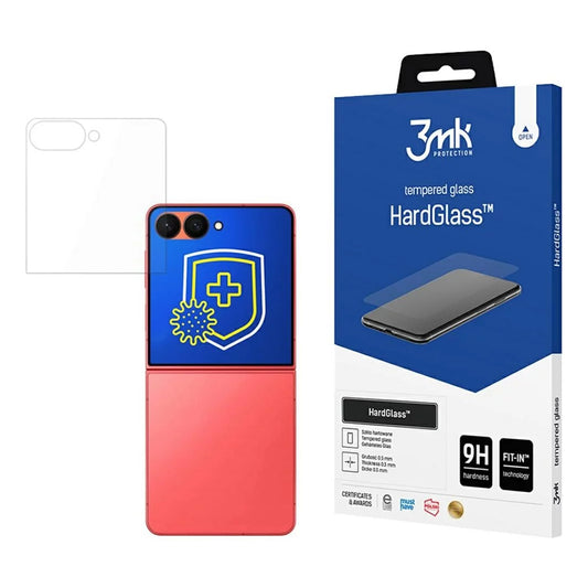Zaštitna folija za ekran 3MK HardGlass za Samsung Galaxy Z Flip7 F766, Kaljeno staklo, Full Glue