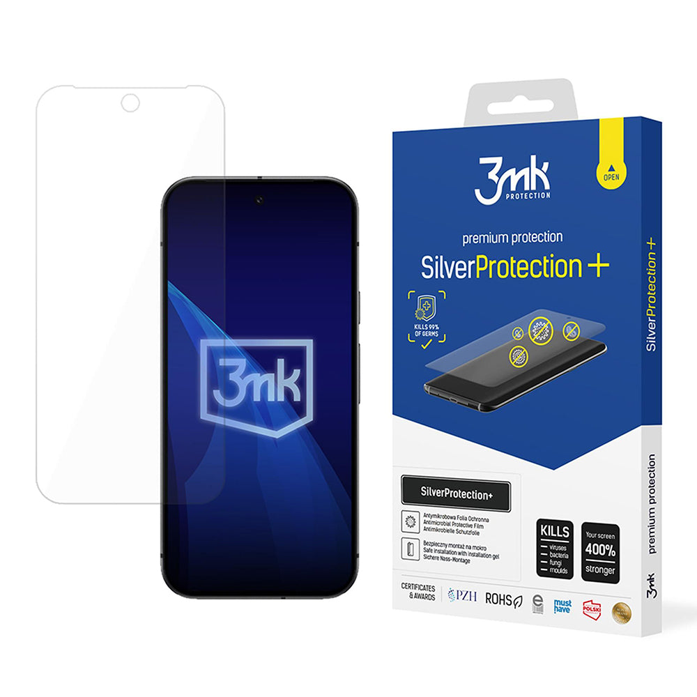 Zaštitna folija za ekran 3MK Silver Protect+ za Google Pixel 9a, Plastika