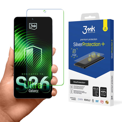 Folija za zaštitu ekrana 3MK Silver Protect+ za Samsung Galaxy S26 Ultra S948, Plastika