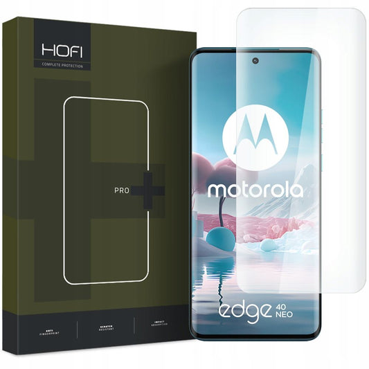 HOFI PRO+ Screen Protector for Motorola Edge 40 Neo, Glass Protected, UV Glue 