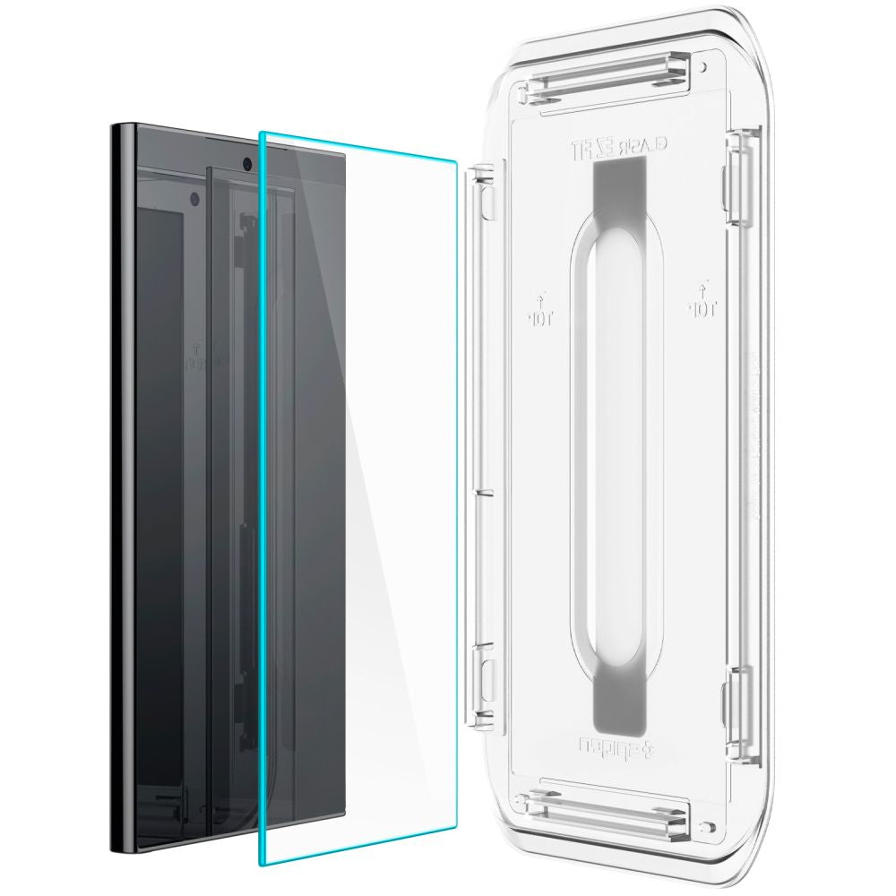 Spigen EZ FIT Screen Protector for Samsung Galaxy S24 Ultra S928, Glass Shielded, Full Glue, Set 2 pieces 