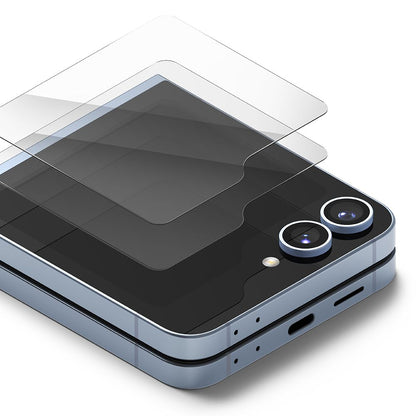 Zaštitna folija za spoljni ekran Ringke Cover Display za Samsung Galaxy Z Flip6 F741, Kaljeno staklo, AB Ultra Glue, Set od 2 komada.