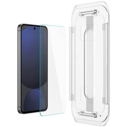 Zaštitna folija za ekran Spigen EZ FIT za Samsung Galaxy S24 FE S721, Kaljeno staklo, Pun ljepilo, Set od 2 komada AGL08729