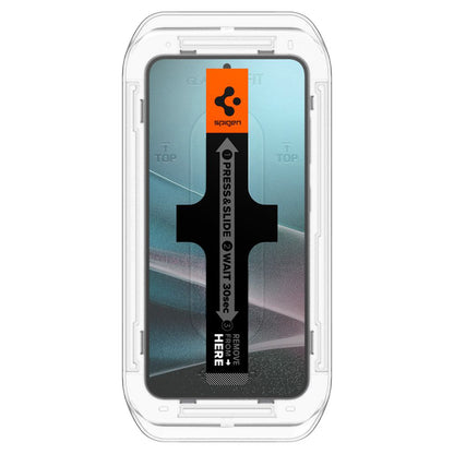 Zaštitna folija za ekran Privacy Spigen GlastR EZ FIT HD za Samsung Galaxy S25 S931 / S24 S921, Kaljeno staklo, Full Glue, Set 2 komada