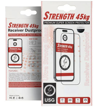 Zaštitna folija za ekran OEM Ultra Strong 45KG za Samsung Galaxy A15 5G A156 / A15 A155, Kaljeno staklo, Full Glue, 2.5D, Crna