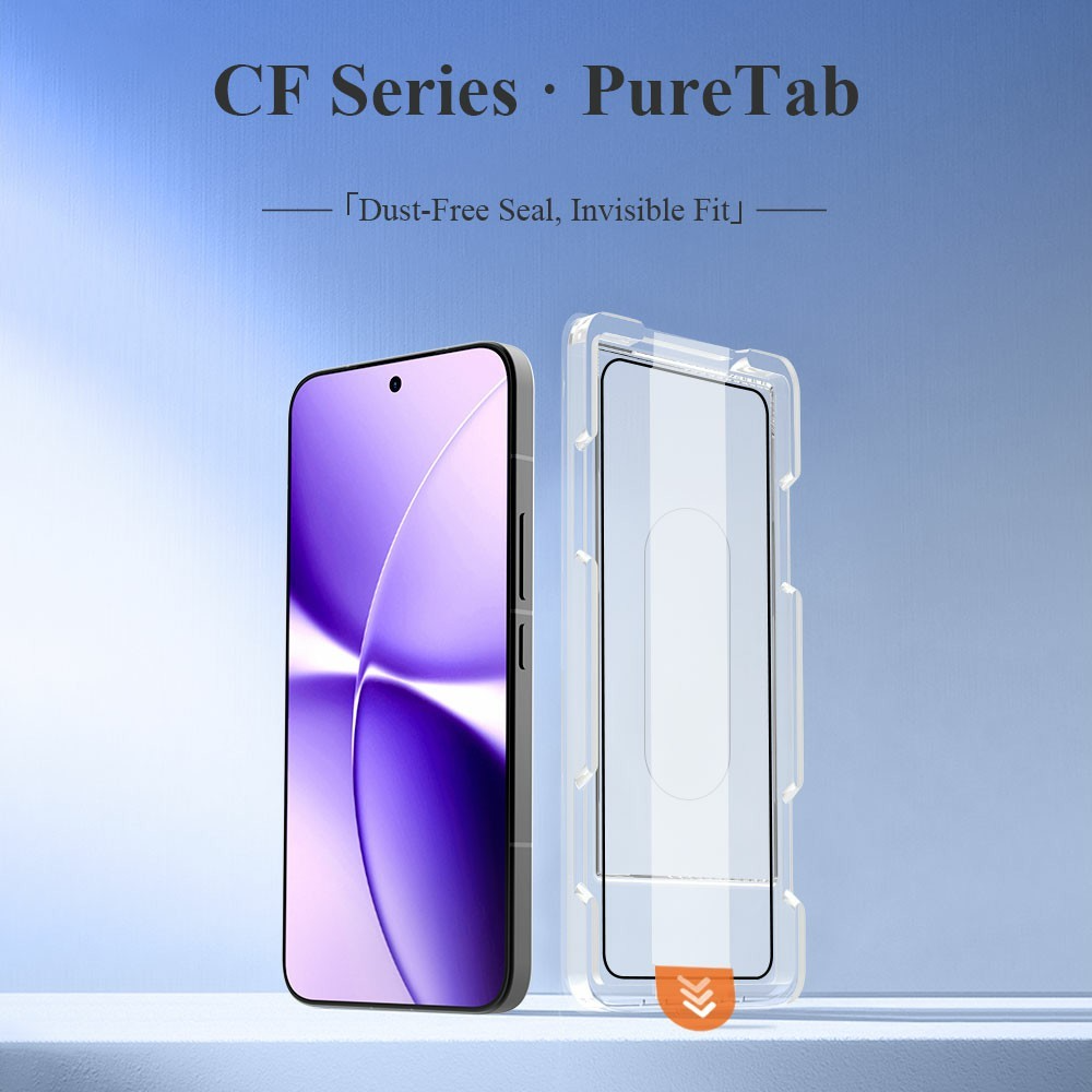 Zaštitna folija za ekran Lereach za Xiaomi Poco X8 Pro Max, Kaljeno staklo, Full Glue, Crna