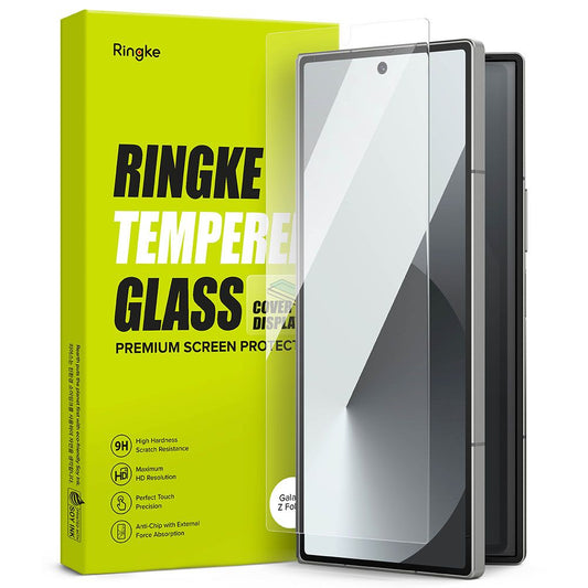 Screen Protector Ringke Cover Display for Samsung Galaxy Galaxy Z Fold6 F956, Glass Shielded, AB Ultra Glue, Set 2 pieces, Outer Screen