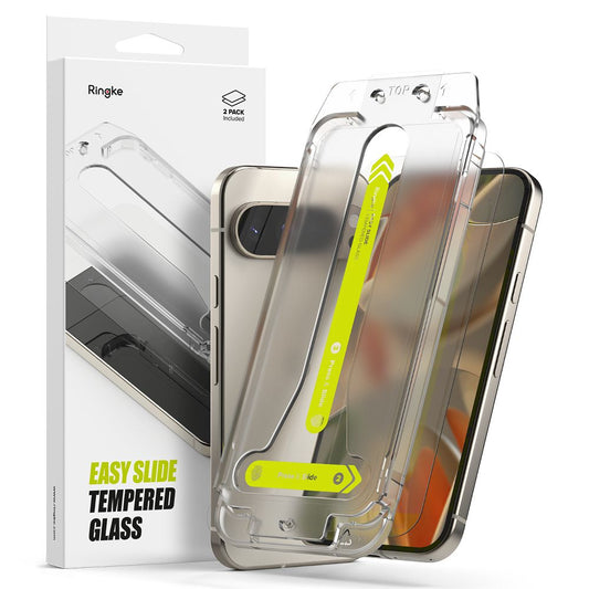 Ringke Easy Slide Screen Protector for Google Pixel 9 Pro XL, Glass Shielded, Full Glue, Set 2 pieces 