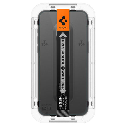 Zaštitna folija za ekran Spigen GlastR EZ FIT za Apple iPhone 15 Pro Max, Kaljeno staklo, Full Glue, Set 2 komada AGL06872