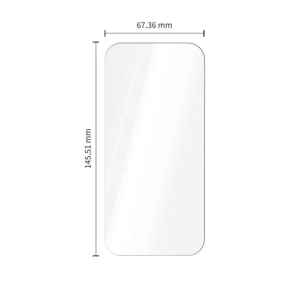 Zaštitna folija za ekran Tech-Protect OneTouch za Apple iPhone 18 Pro / 17 Pro, Kaljeno staklo, Full Glue, Set 2 komada, Providna