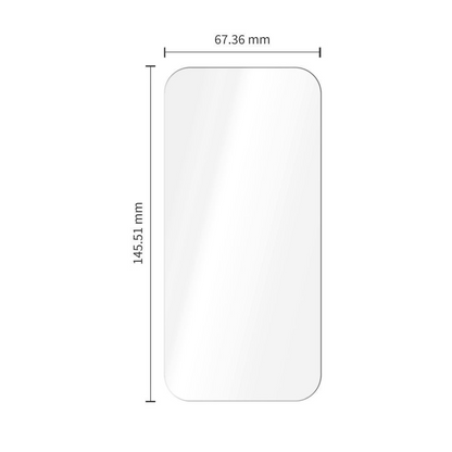Zaštitna folija za ekran Tech-Protect OneTouch za Apple iPhone 18 Pro Max / 17 Pro Max, Kaljeno staklo, Full Glue, Set od 2 komada, Providna