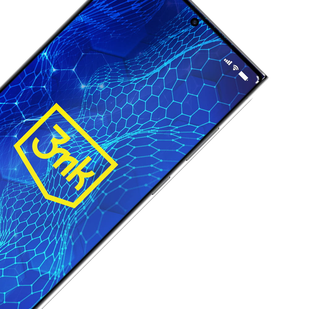 Zaštitna folija za ekran 3MK HardGlass Max Lite za Samsung Galaxy S23 Ultra S918, Kaljeno staklo, Edge Glue, Crna