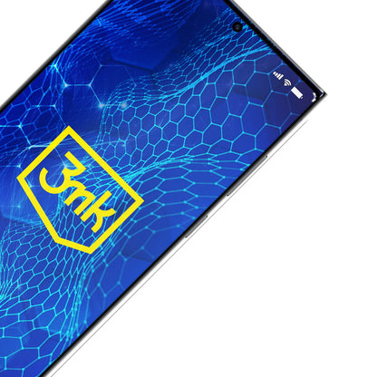 Zaštitna folija za ekran 3MK HardGlass Max Lite za Samsung Galaxy S23 Ultra S918, Kaljeno staklo, Edge Glue, Crna