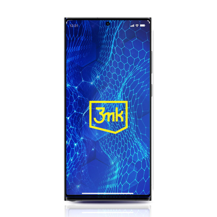 Zaštitna folija za ekran 3MK HardGlass Max Lite za Samsung Galaxy S23 Ultra S918, Kaljeno staklo, Edge Glue, Crna