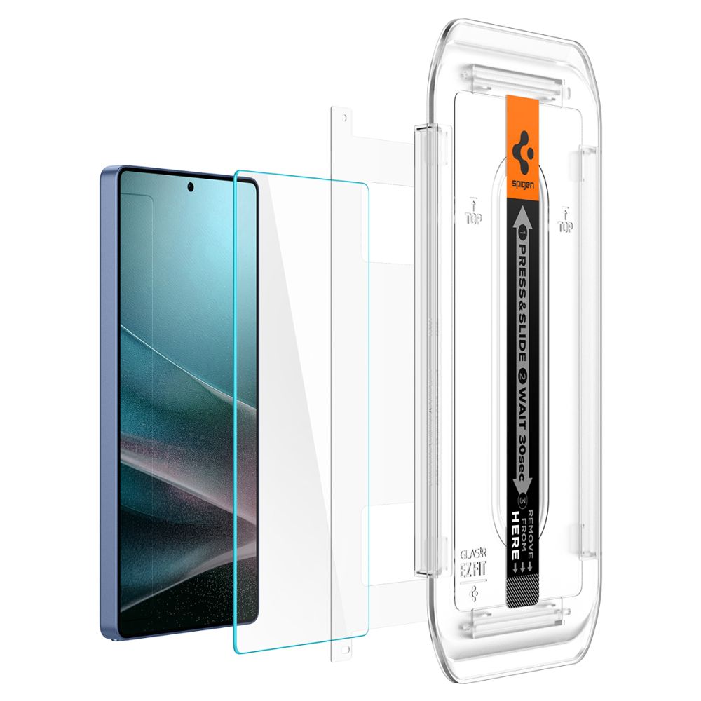 Zaštitna folija za ekran Spigen GlastR EZ FIT HD za Samsung Galaxy S25 Ultra S938, Kaljeno staklo, Full Glue, Set 2 komada AGL09082