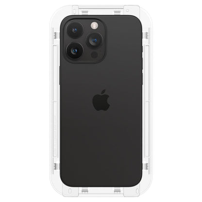 Zaštitna folija za ekran Spigen GlastR EZ FIT za Apple iPhone 15 Pro, Kaljeno staklo, Full Glue, Set 2 komada AGL06892