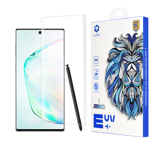 Zaštitna folija za ekran Lito za Samsung Galaxy Note 10+ 5G N976 / Note 10+ N975, Kaljeno staklo, UV lepak, 3D