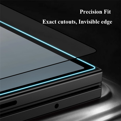 Zaštitna folija za spoljašnji ekran Lereach za Samsung Galaxy Z Fold8 Ultra F976 / Z Fold7 F966, kaljeno staklo, puna lepak, crna