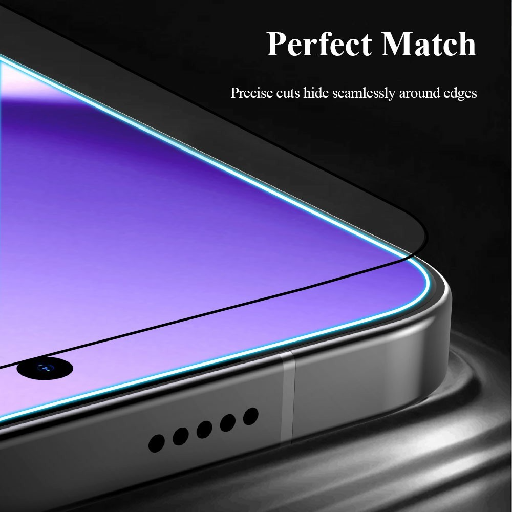 Zaštitna folija za ekran Lereach za Xiaomi Poco X8 Pro Max, Kaljeno staklo, Full Glue, Crna